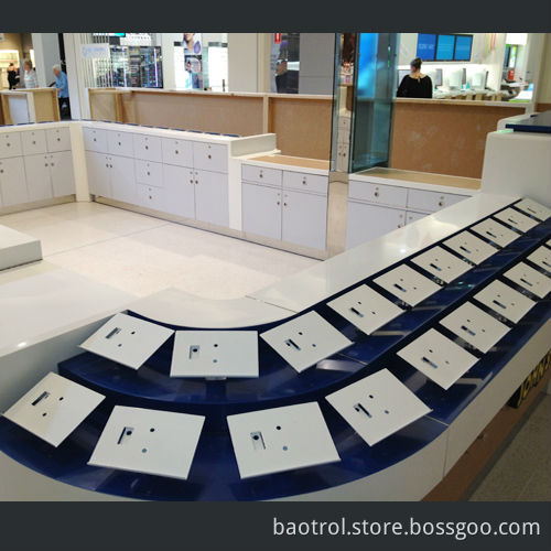 Newest design artificial stone mobile store display